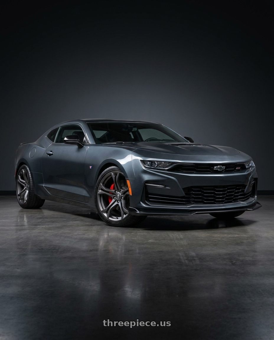 2021 Chevrolet Camaro SS with American Racing AR941 MACH FIVE 5X120 20X10 +22 GRAPHITE wheels