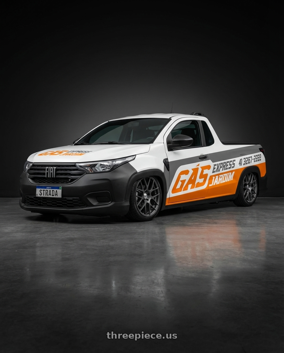 fiat strada endurance 2025 - adesivada with TSW NURBURGRING 5X114.3 17X7.5 +45 MATTE GUNMETAL wheels