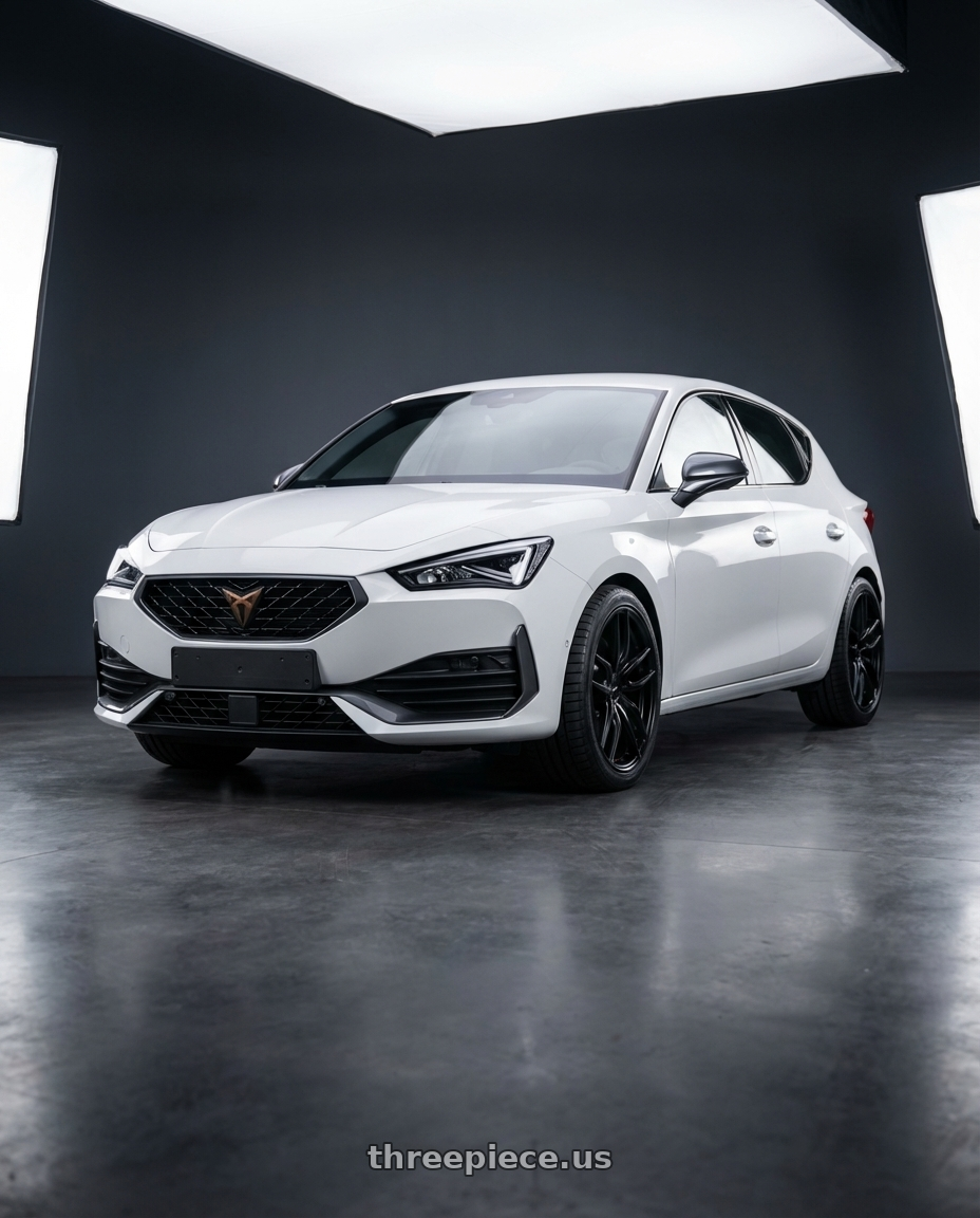 2022 cupra leon with Drifz 315SB 5X108 18x9 +38 Satin Black wheels