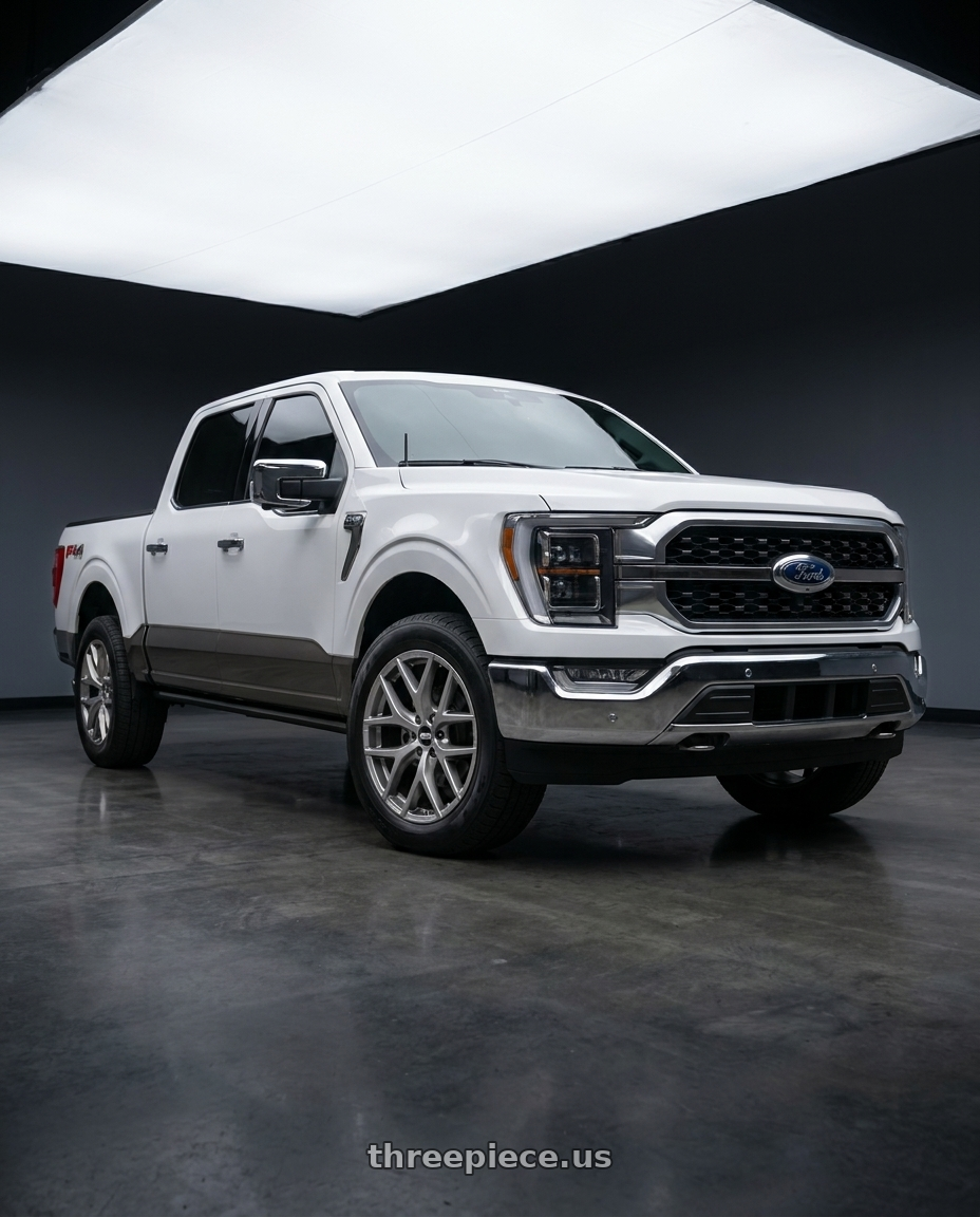 2021 Ford F-150 with BBS TL-A 6x135 20x9.0+12 Satin Platinum wheels