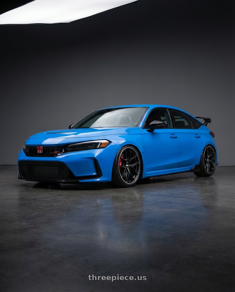 2020 Honda Civic Type R with BBS CC-R 5x120 19x9.0+26 Satin Black wheels