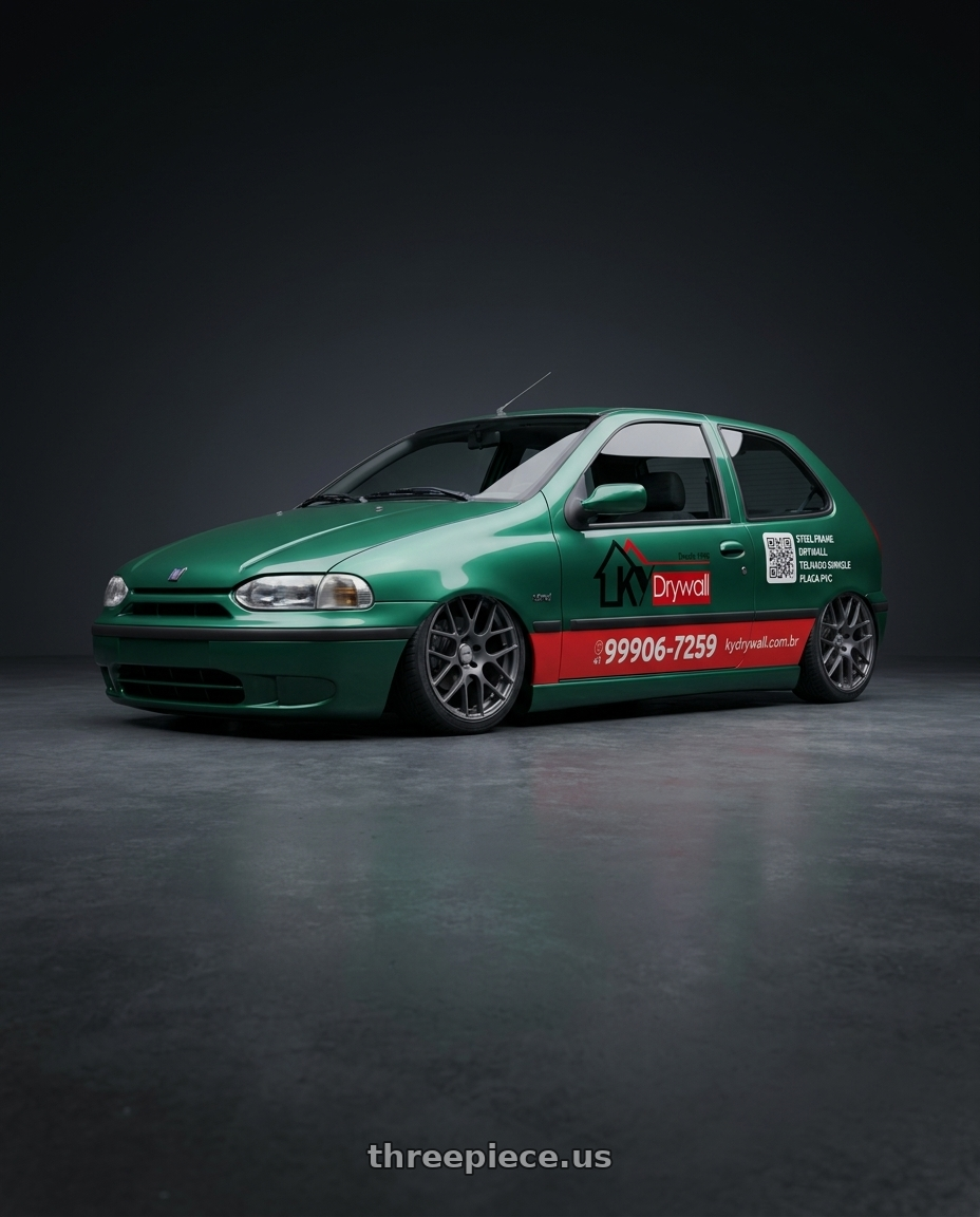 1998 fiat palio adesivado with TSW NURBURGRING 5X114.3 17X7.5 +45 MATTE GUNMETAL wheels