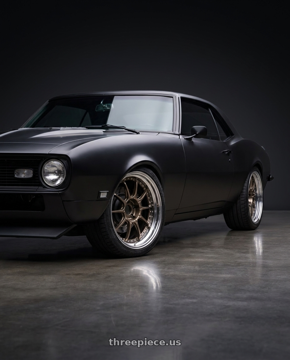 1968 Chevy Camaro with SSR Professor SP5 5x108 18X9+41 MD Disk High Metal Bronze wheels