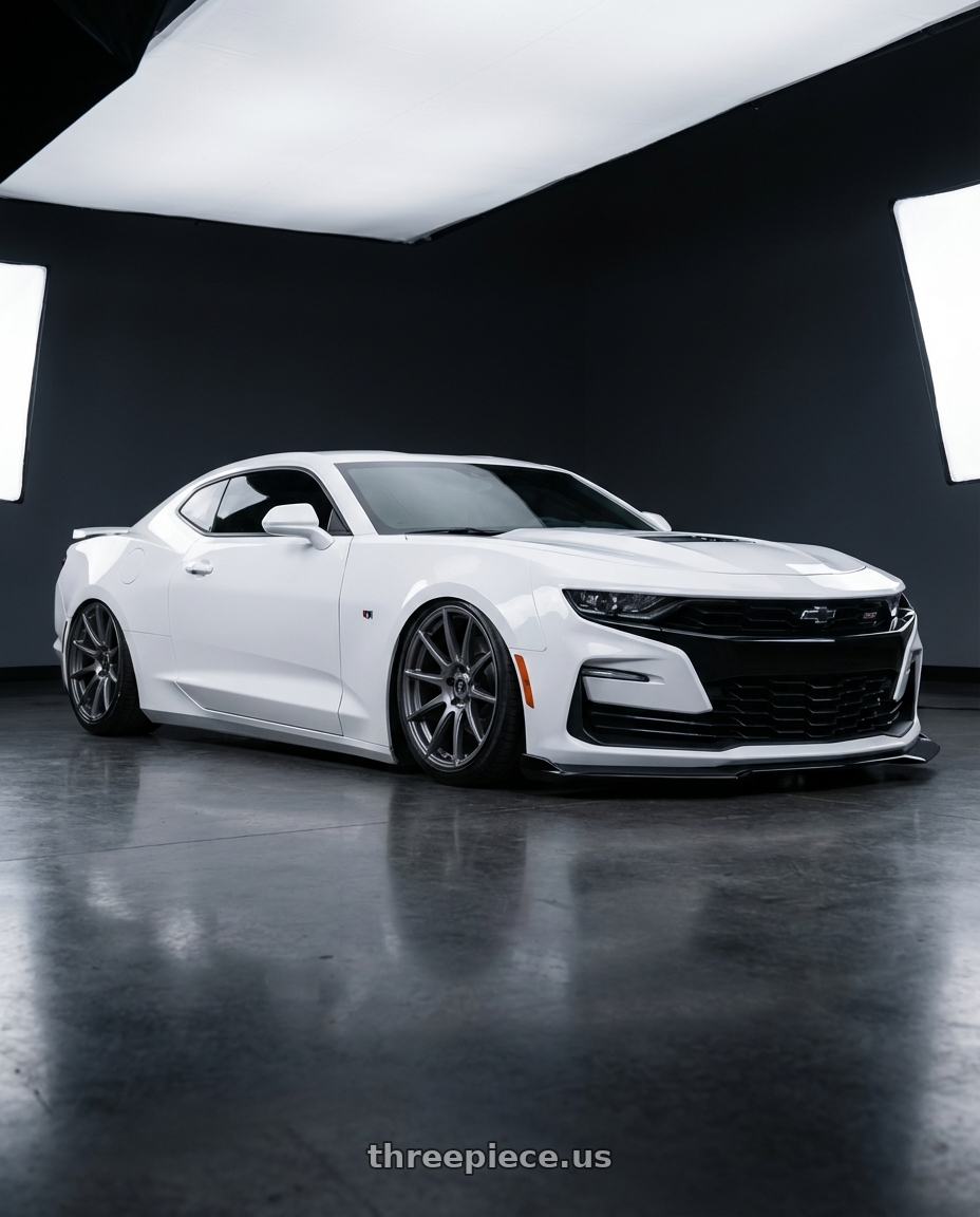 2022 Chevrolet Camaro with Forgestar CF10 5x120 20x9 +38 Gloss Anthracite wheels