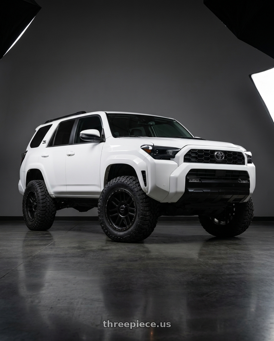 2022 Toyota 4Runner with Vision Off-Road 111 Nemesis 6x139.7 17x9-12 Matte Black wheels