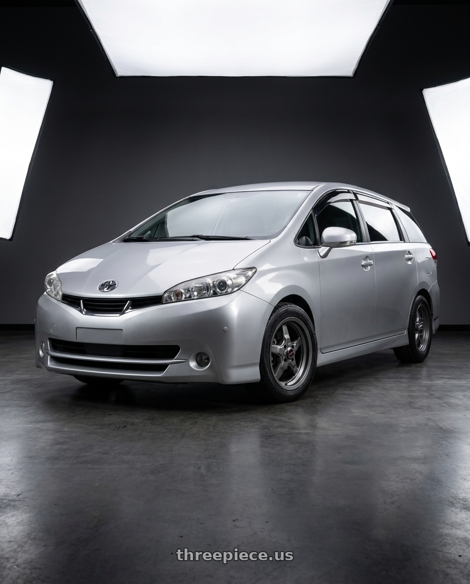 2009 Taiwan Toyota wish with Race Star 91 Drag Star 4x108 15x10 +25 Grey wheels