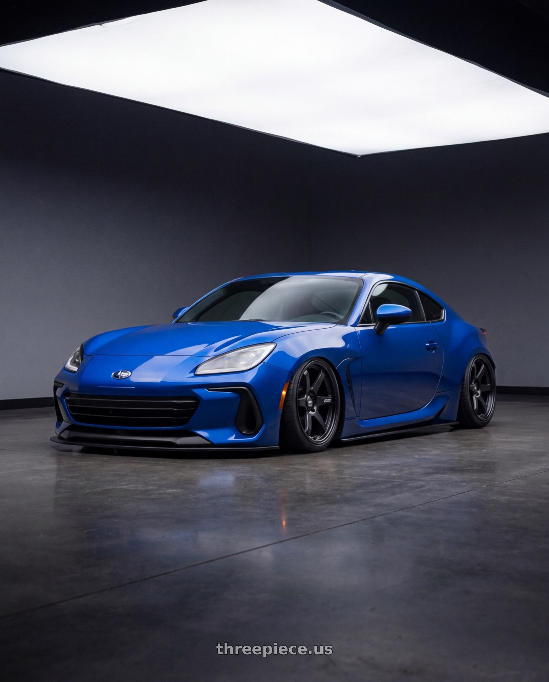 2024 Subaru BRZ with ESR Wheels APEX SERIES AP6 5x114.3 18x10.5 +22 Matte Black wheels