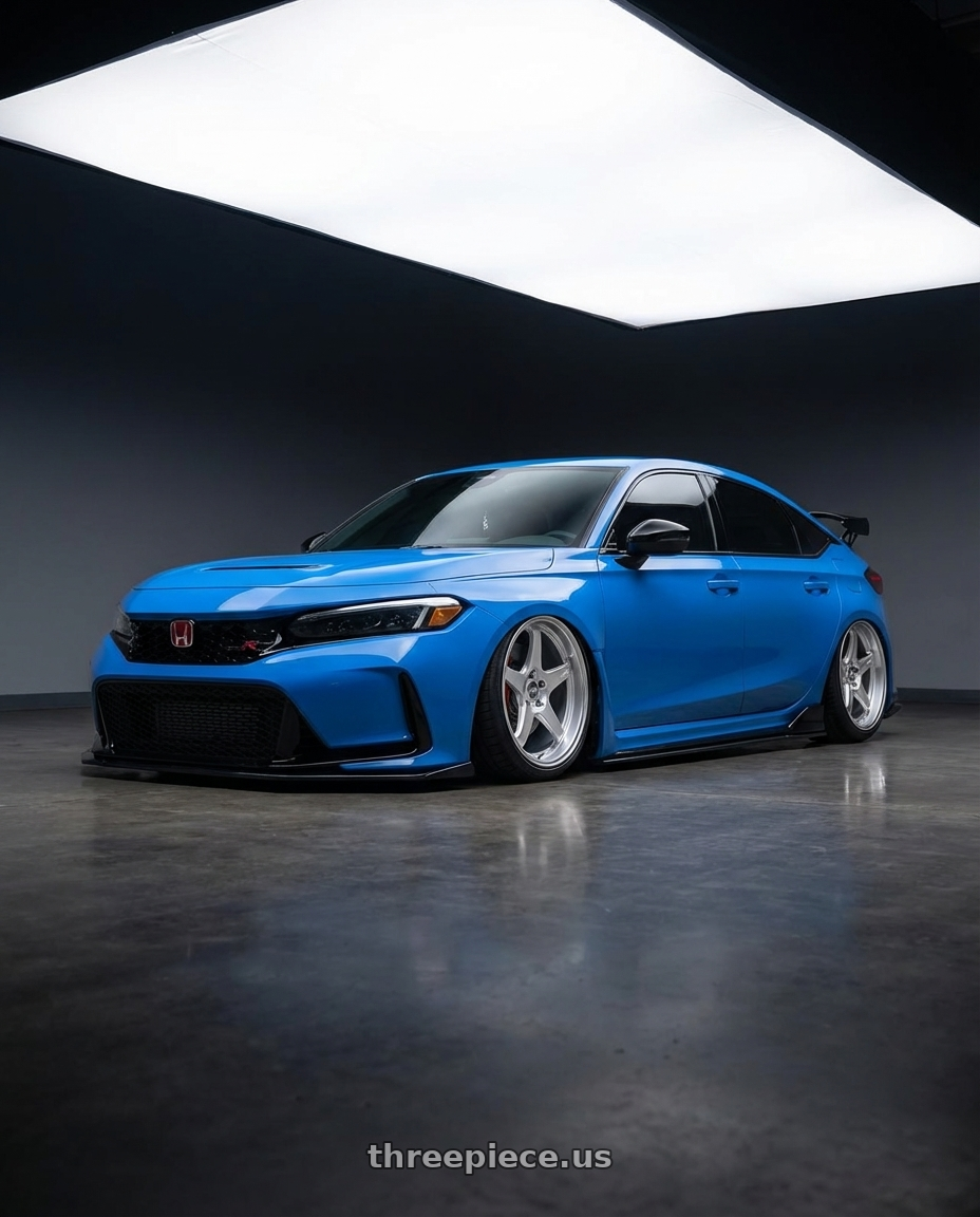 2020 Honda Civic Type R with ESR Wheels APEX SERIES AP5 5x120 19x9.5 +35 Hyper Silver wheels