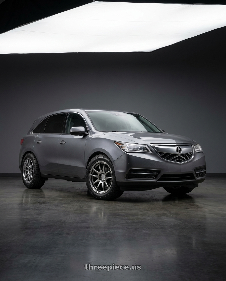 2014 Acura Mdx with Aodhan DS02 5x114.3 19x8.5+35 Hyper Black wheels