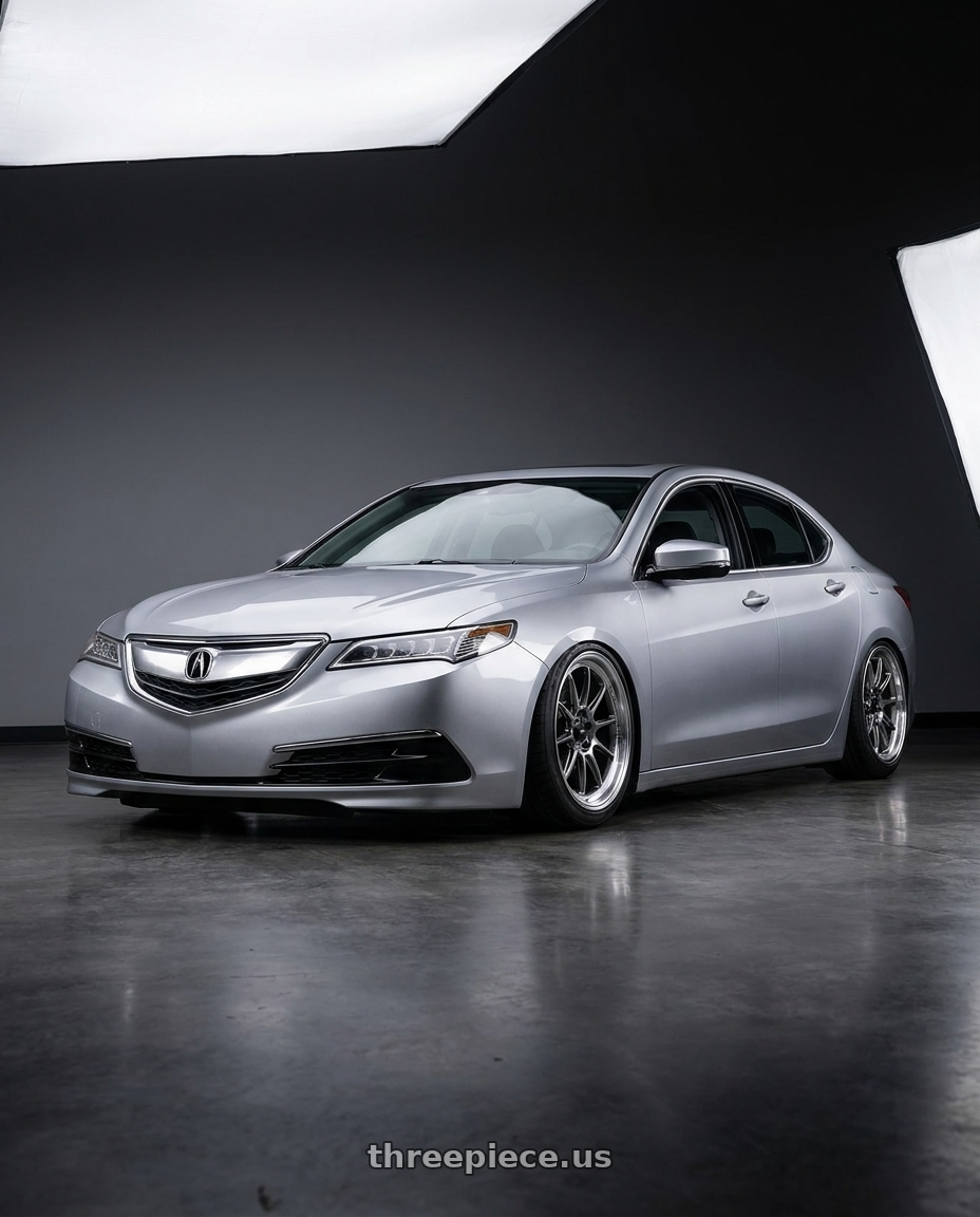 2019 Acura TLX with Konig Countergram 5x114.3 19x11+18 Hyper Chrome / Machined Lip wheels