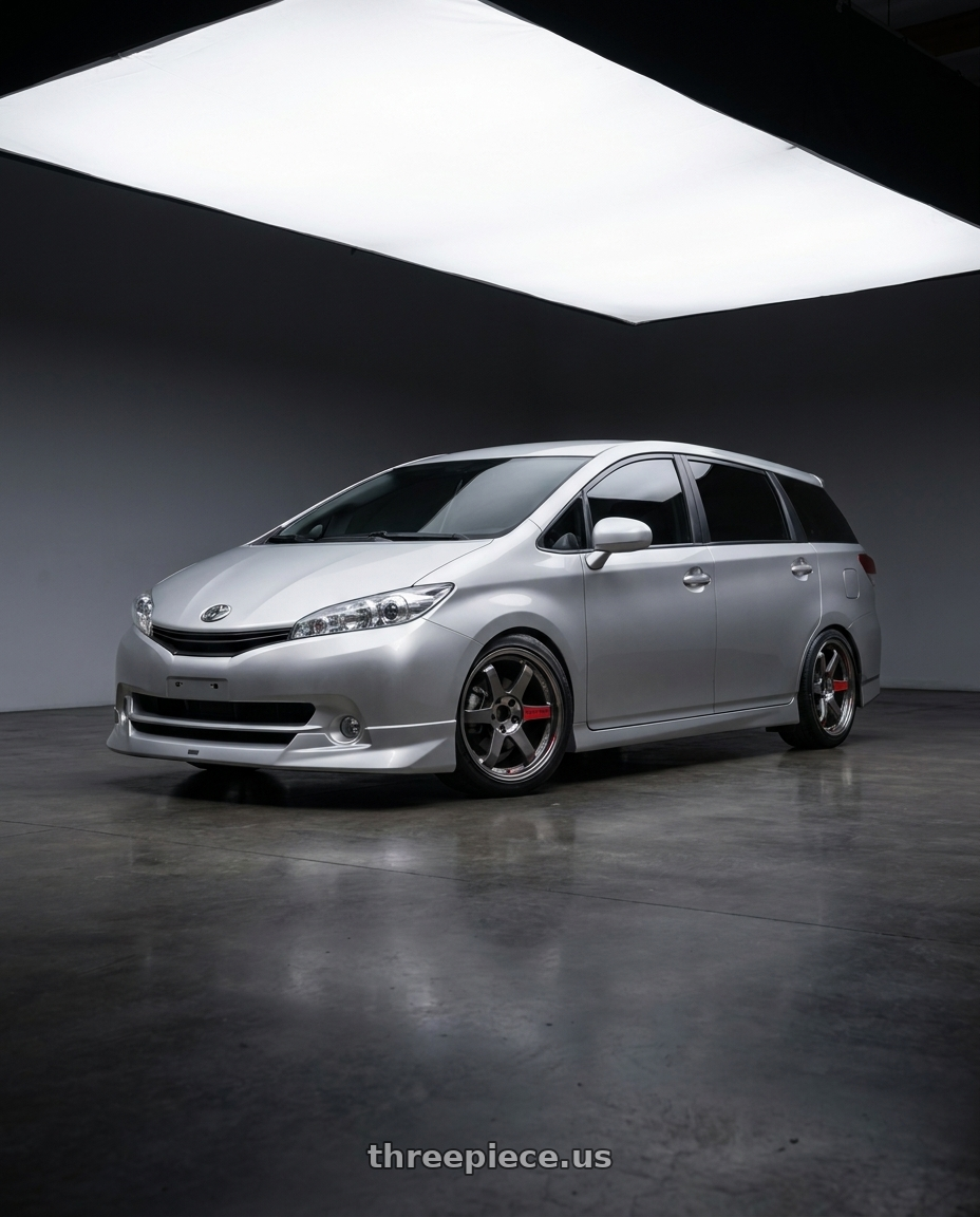 2013 TOYOTA ZGE25 with Volk Racing TE37SL 5x100 18x9.5 +45 PRESSED GRAPHITE wheels