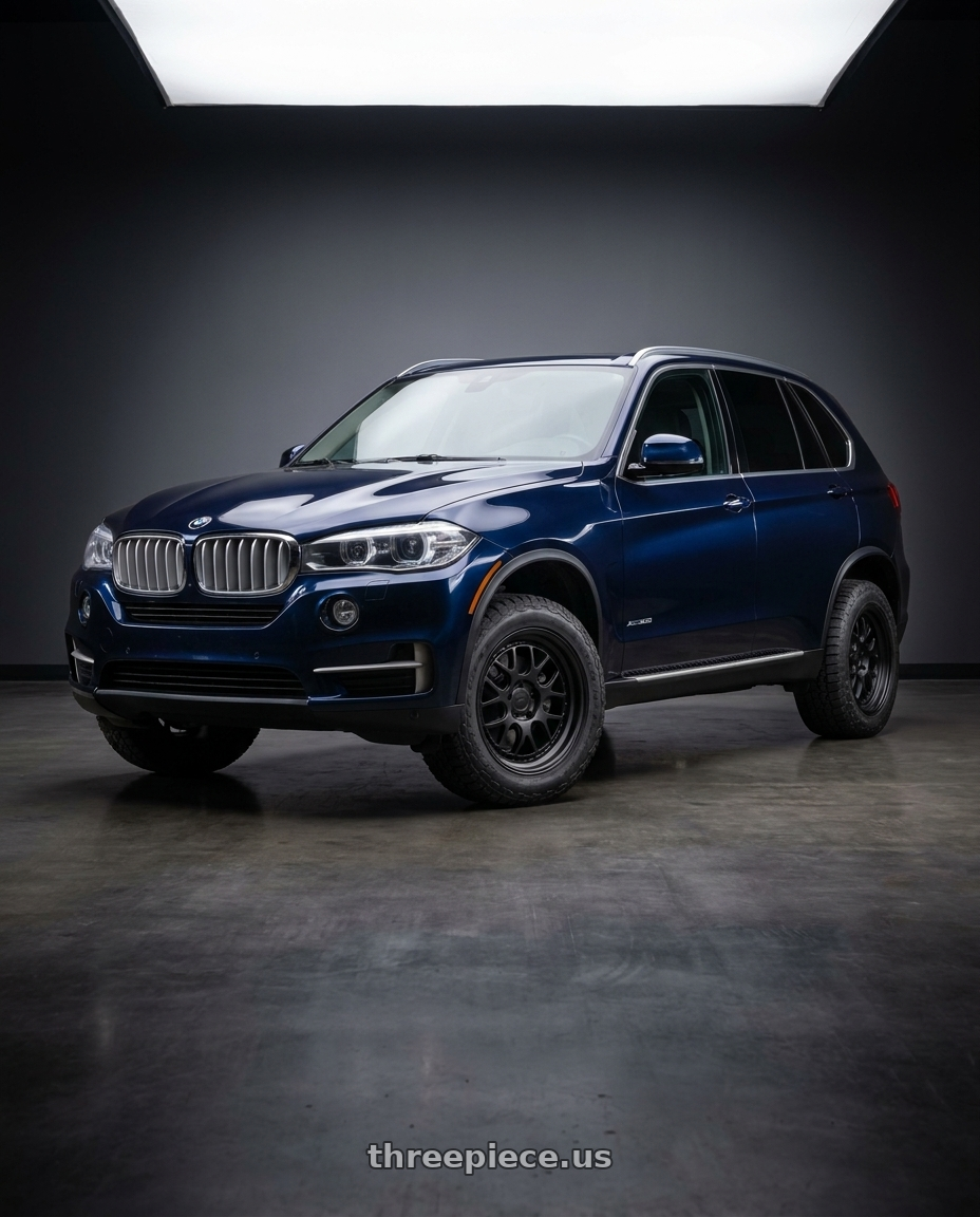 2015 BMW X5 xDrive35d imperial with Work Seeker Mx 5x120 18x8+30 A Disk Matte Black wheels