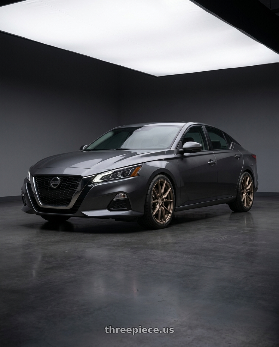 2021 Nissan Altima SV with TSW NEPTUNE 5X114.3 19X8 +35 MATTE BRONZE wheels
