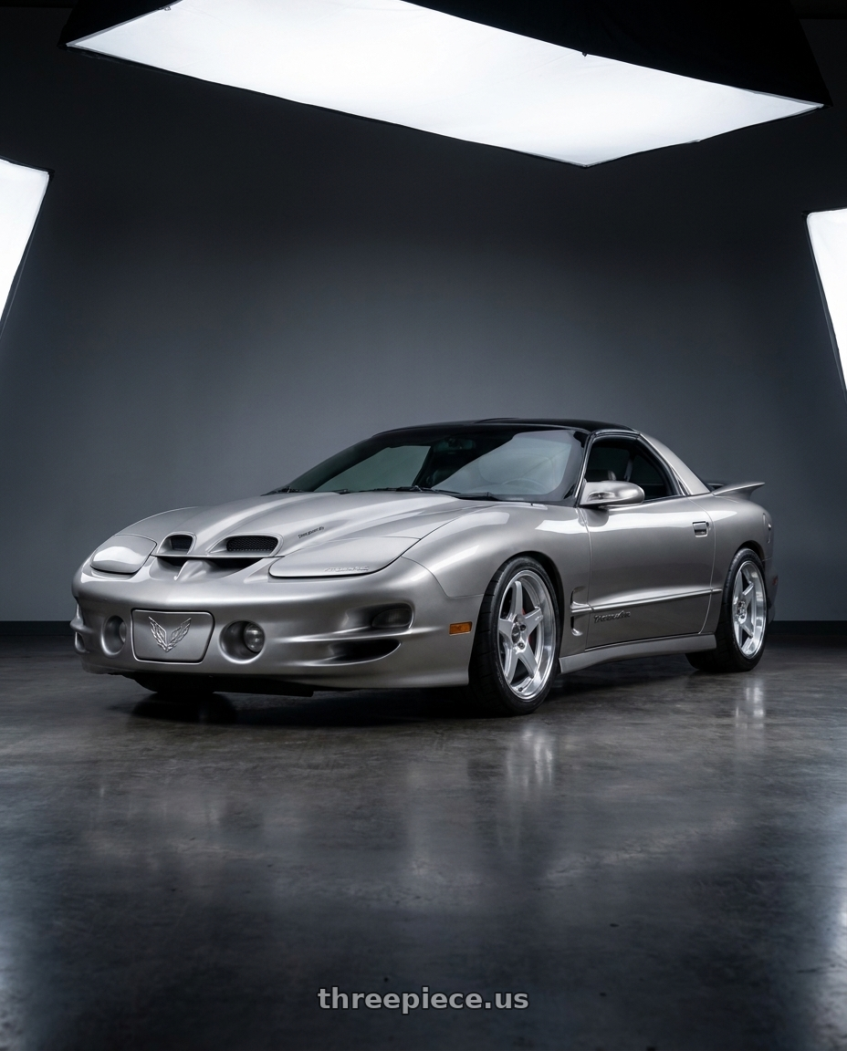 2001 Pontiac Firebird trans-am ws6 with ESR Wheels APEX SERIES AP5 5x120 18x8.5 +30 Hyper Silver wheels
