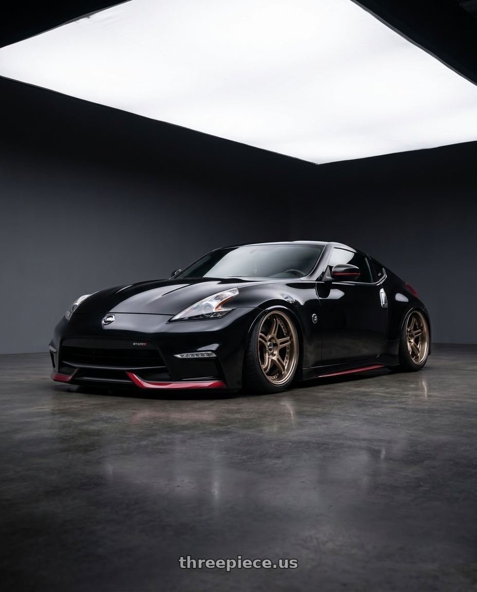 2018 Nissan 370z Nismo with SSR Professor SPX STD 5x114.3 18X9+49 NR Disk High Metal Bronze wheels