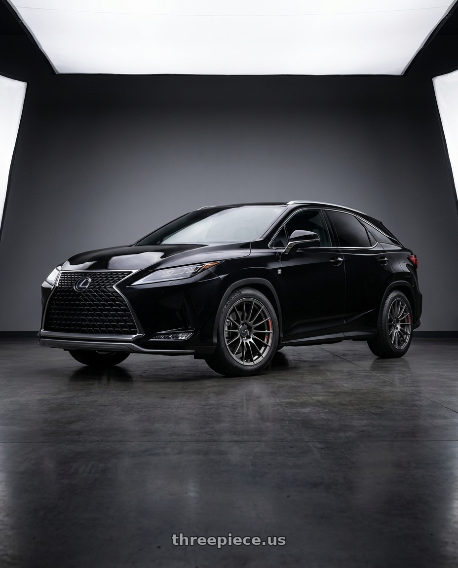 2020 Lexus RX350 with Enkei RS05-RR 5x114.3 20x10.5+24 Matte Gunmetal wheels