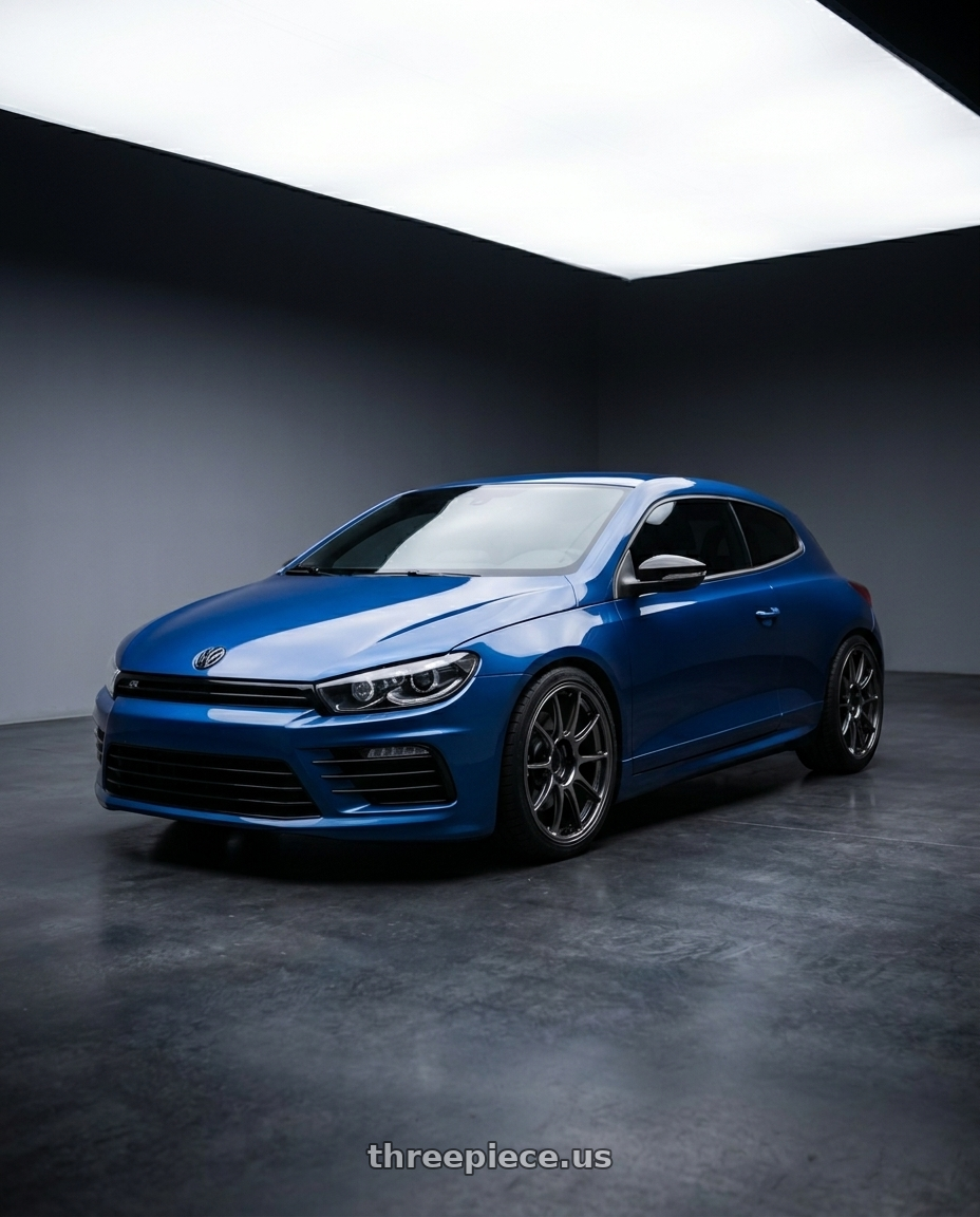 2010 VW Scirocco with WedsSport TC105X Forged 5x112 18x9.5+35 Face 2 / EJ-TI wheels