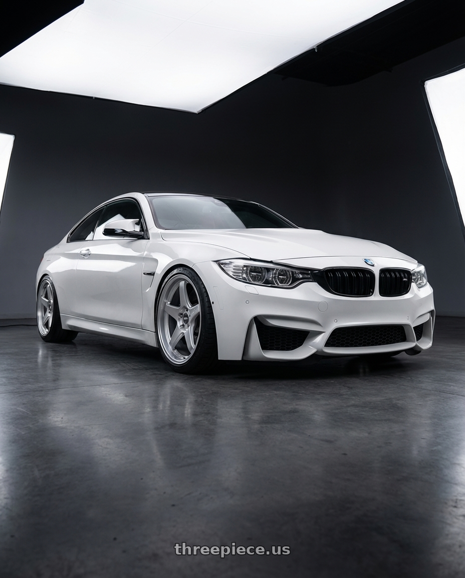 2018 BMW M4 F82 with ESR Wheels APEX SERIES AP5 5x120 19x8.5 +30 Hyper Silver wheels