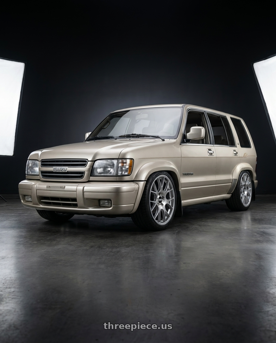 2000 isuzu trooper with BBS CH-R 5x120 19x8.5 +32 Brilliant Silver Polished Rim Protector wheels