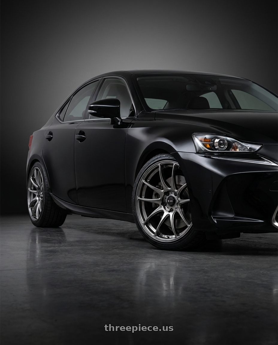 2020 lexus is300 awd with Vors TR4 5x114.3 18x9.5  +35 Hyper Black wheels