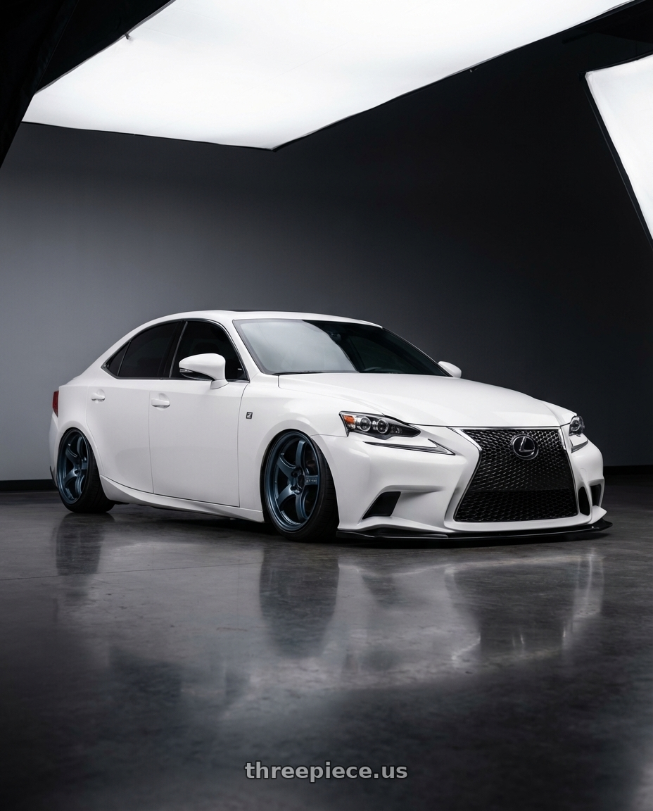 2018 Lexus IS 350 F Sport with Gram Lights 57CR 5x114.3 19x9.5+25 Gunblue II wheels