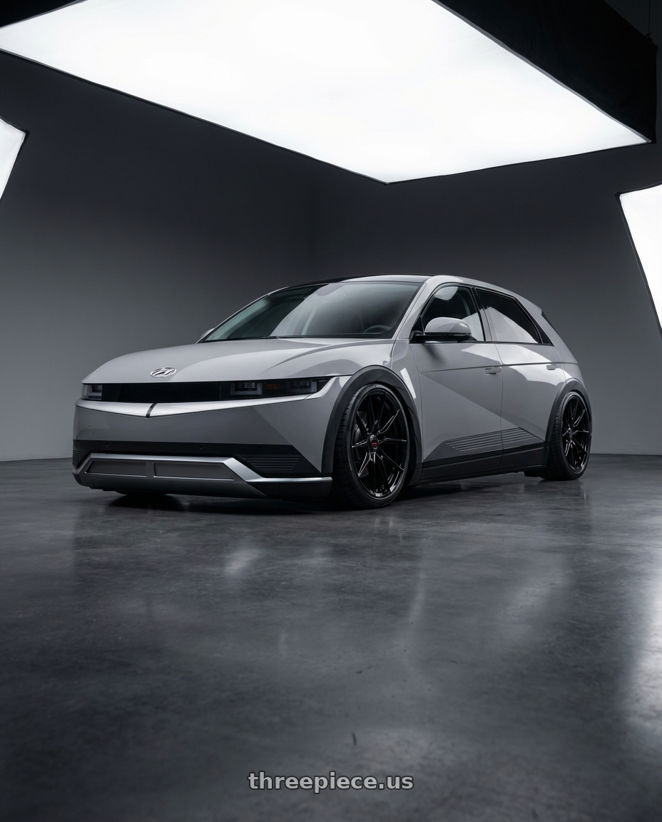 2024 Hyundai Ioniq 5 N with Vossen x Novitec NF10 21x9.5in - 5x114.3 BP - ET28 - Gloss Black Ferrari SF90 Front Wheel - F-AFP-47-F01-C25 wheels