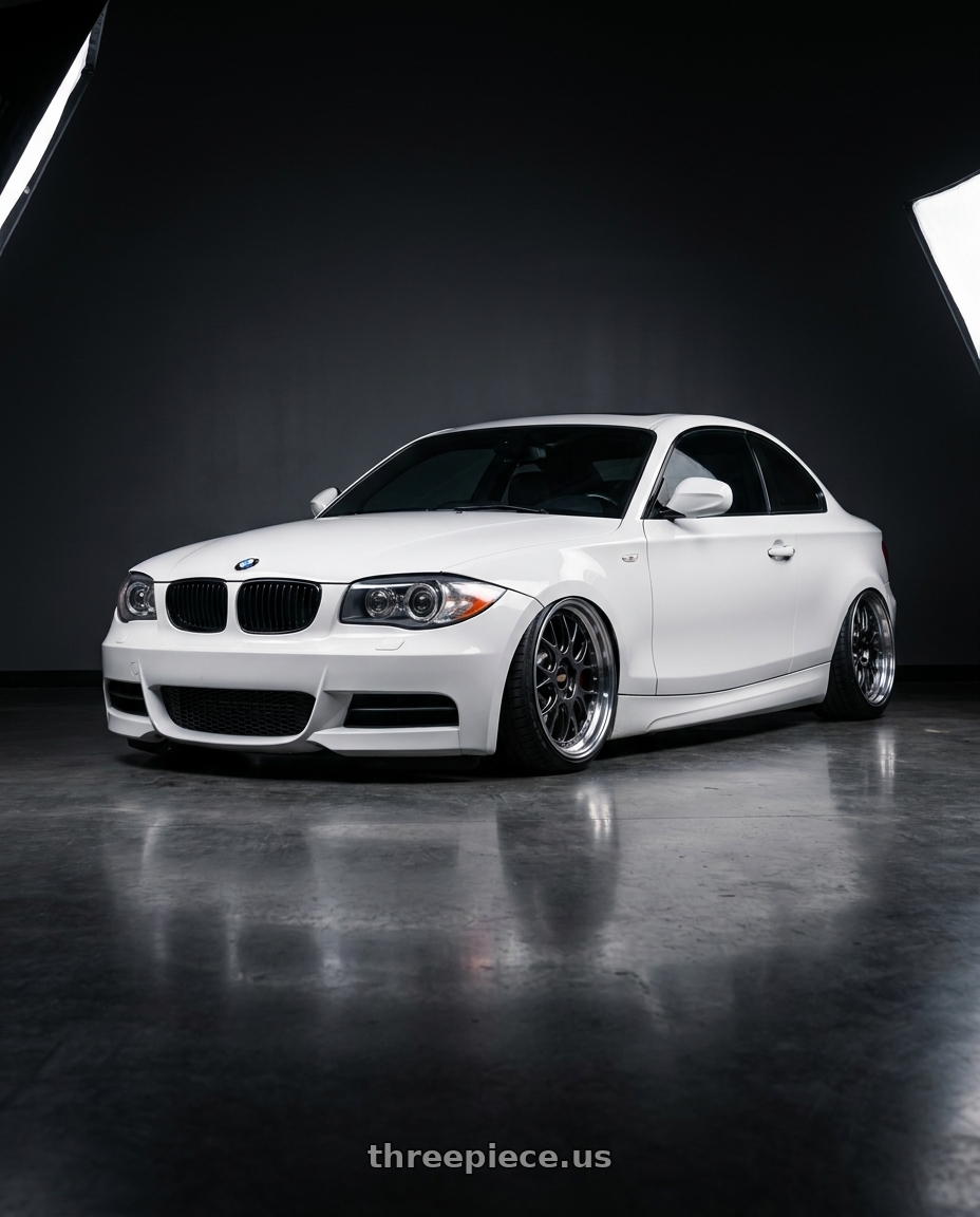 2011 bmw e82 135i with BBS LM-R 5x130 19x11.0+63 Diamond Black wheels