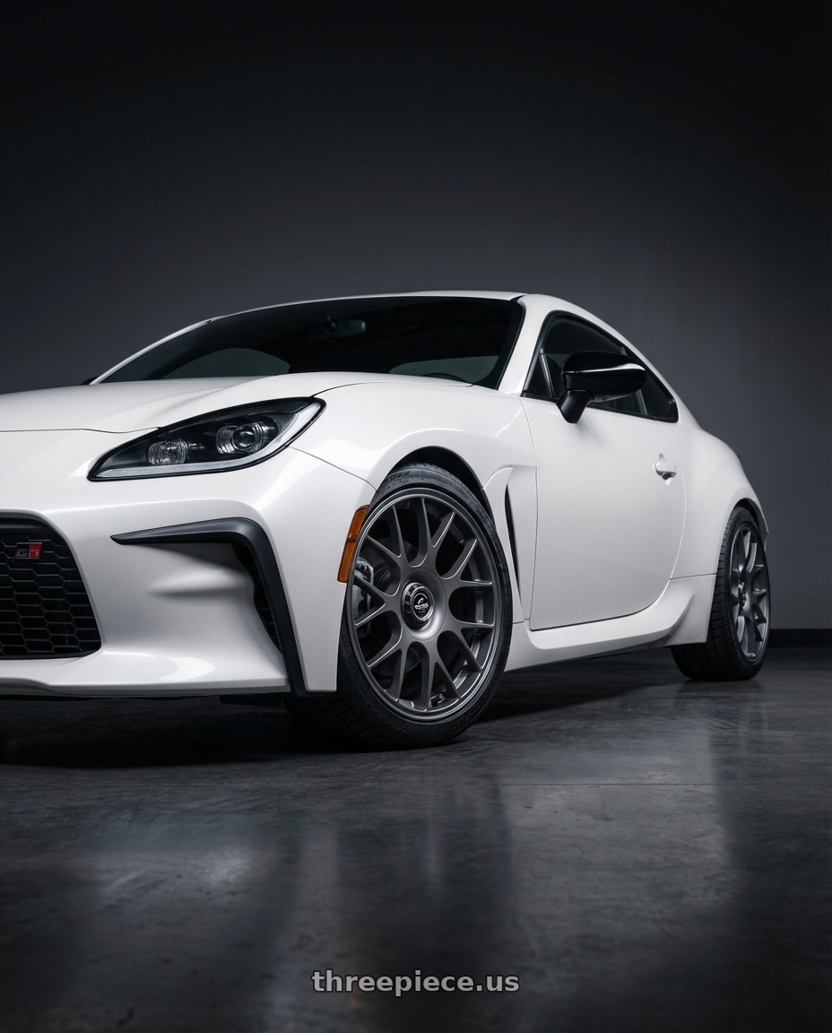 2016 Scion FR-S with fifteen52 APEX 5x100 / 5x112 17x7.5 +35 FROSTED GRAPHITE (SATIN GREY) wheels