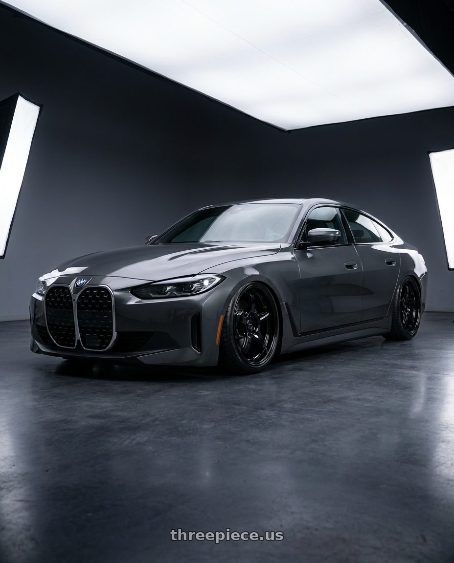 2023 Bmw G26 430I Gc with WedsSport RN-05M 5x114.3 19x9.5+38 Gloss Black wheels