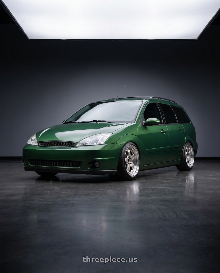 2005 ford focus with Work Meister S1 3P 5x108 17x8+36 W Disk Bright Buff Finish wheels