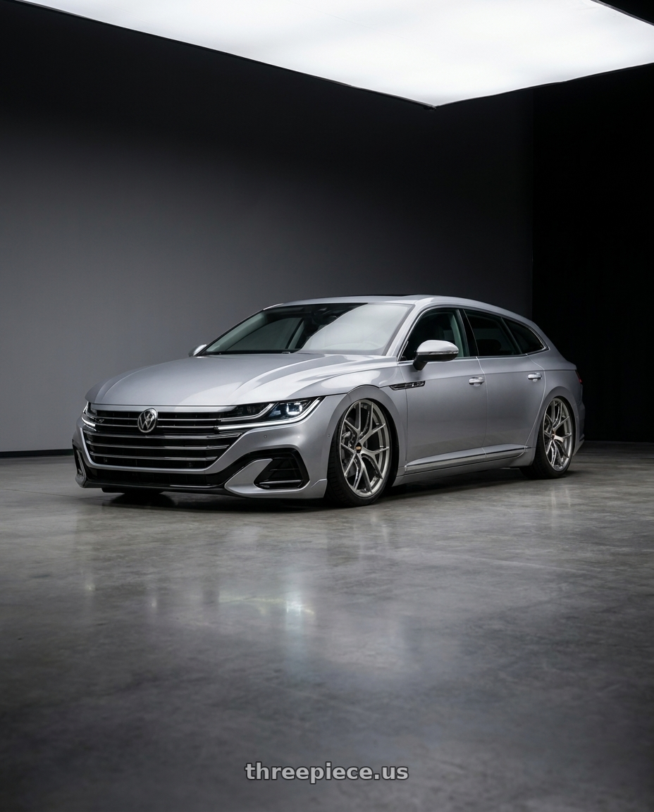 2023 Vw arteon shooting brake with BBS FI-R 5x112 20x11.5 +25 Satin Platinum wheels