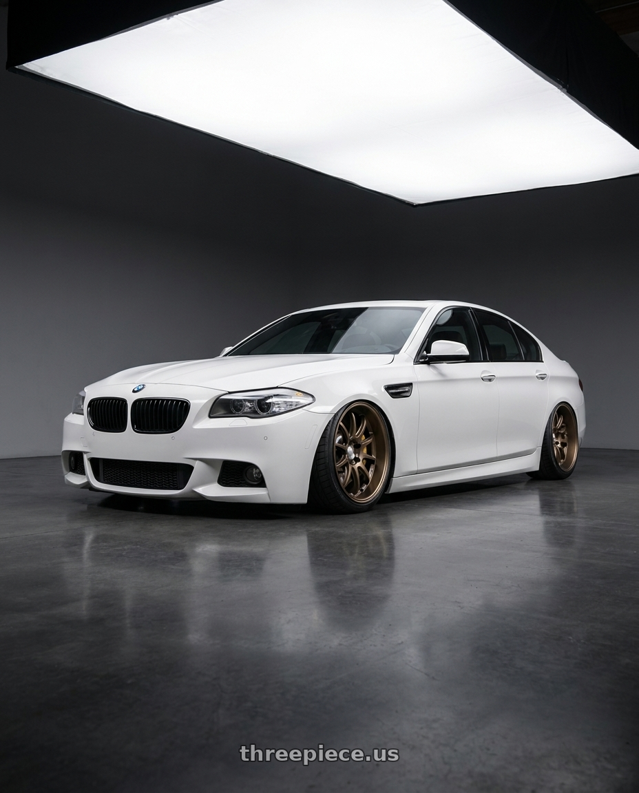2012 BMW 550i with Work Emotion D9R wheels