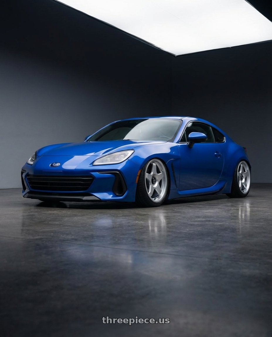 2024 Subaru BRZ with fifteen52 CHICANE 5x114.3 / 5x100 18x8.5 +35 SPEED SILVER (GLOSS SILVER) wheels