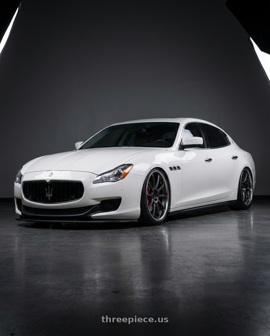 2014 maserati quattroporte gts  with Ssr Reiner Type 12S 5x114.3 20X11 45 Hyper Disk Prism Dark Gunmetal wheels