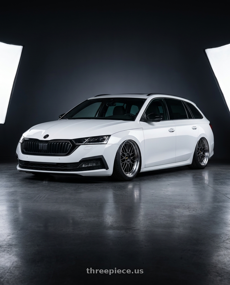 2025 SKODA OCTAVIA with BBS LM 5x112 19x8.5+32 Diamond Black wheels