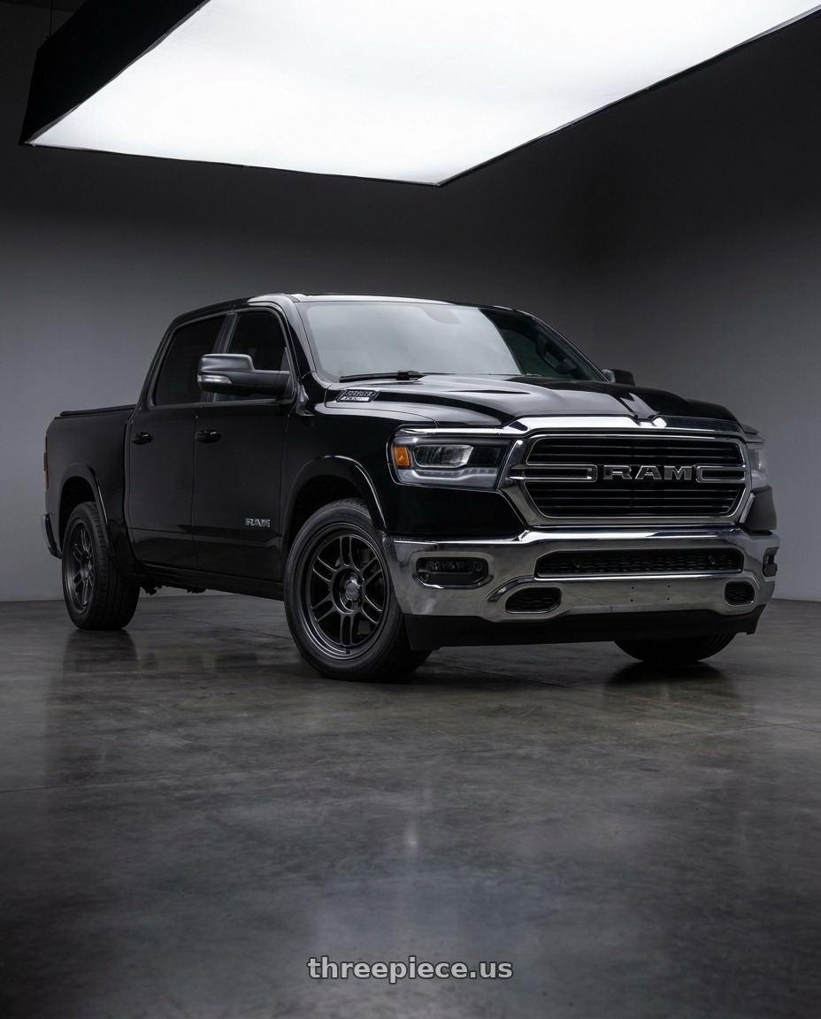 2026 Ram 1500 with Enkei RPT1 6x139.7 18x9+0 Black wheels