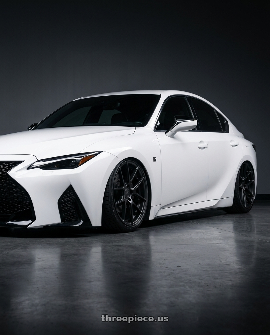 2018 Lexus IS 350 F Sport with Avant Garde Wheels M510 5X114.3 19x9.5 +40 Matte Black wheels