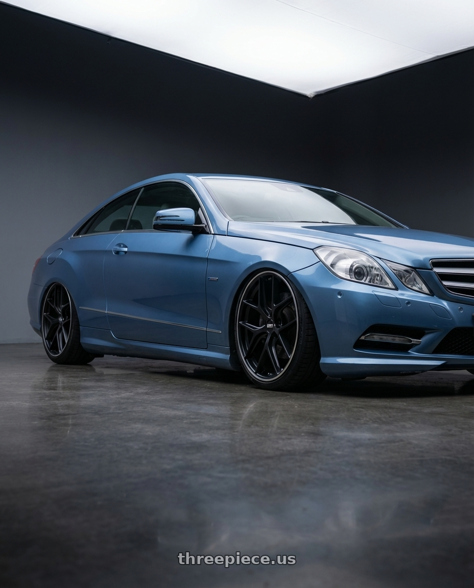 2014 Mercedes-Benz E-Class Coupe C207 with BBS CC-R 5x112 20x9.0+38 Satin Black wheels