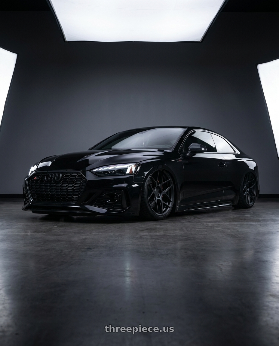 2022 Audi RS5 with Aodhan AFF2 5x112 20x9+30 Matte Black wheels