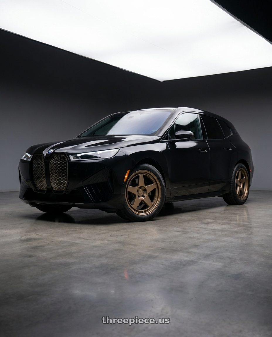2024 bmw ix xdrive50 with Kansei K12B KNP 5X112 18x8.5 35 Bronze wheels