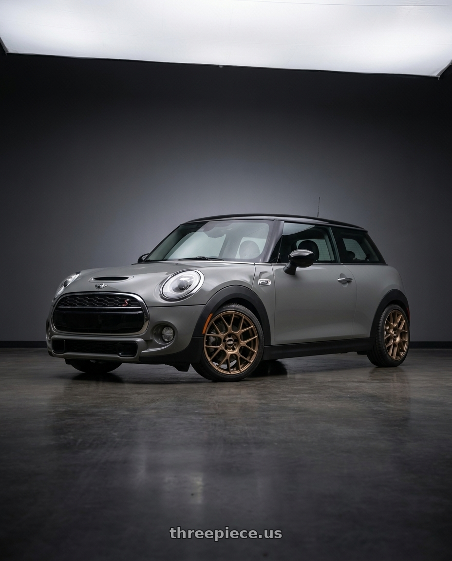 2014 mini cooper S with BBS XR 5x112 18x8.0+28 Matte Bronze wheels