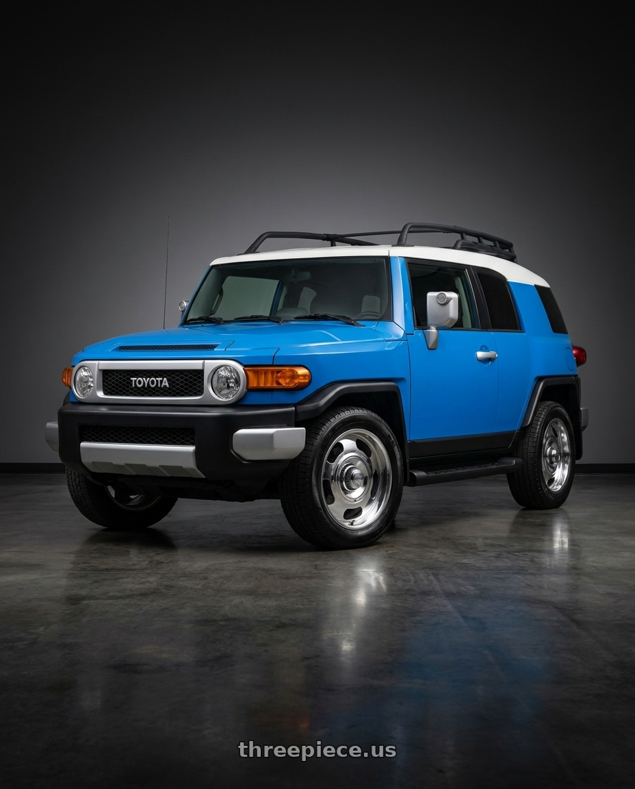 2007 Toyota FJ Cruiser with American Racing Vintage VN506 BLANK 20X8 +0 POLISHED wheels