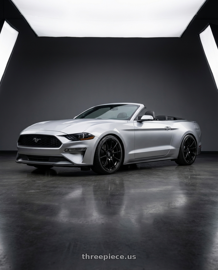 2018 ford mustang with Forgestar CF10 5x114.3 20x10.5 +40 Gloss Black wheels