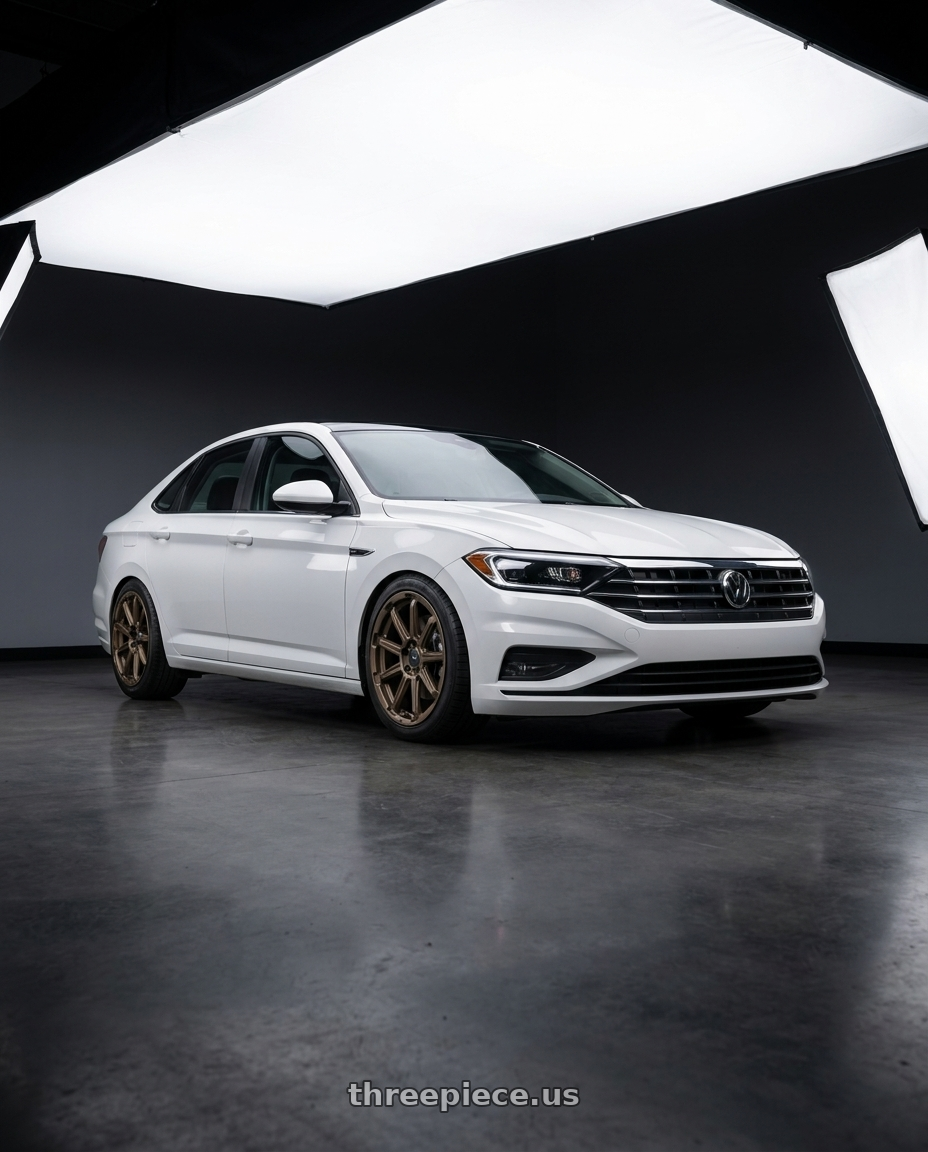 2019 Volkswagen Jetta Sel with Enkei Adventurer 5x100 18x8+35 Matte Bronze wheels