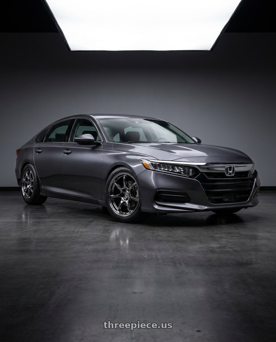 2019 honda accord lx with Enkei PF09 5x114.3 18x9.5+40 SBC wheels