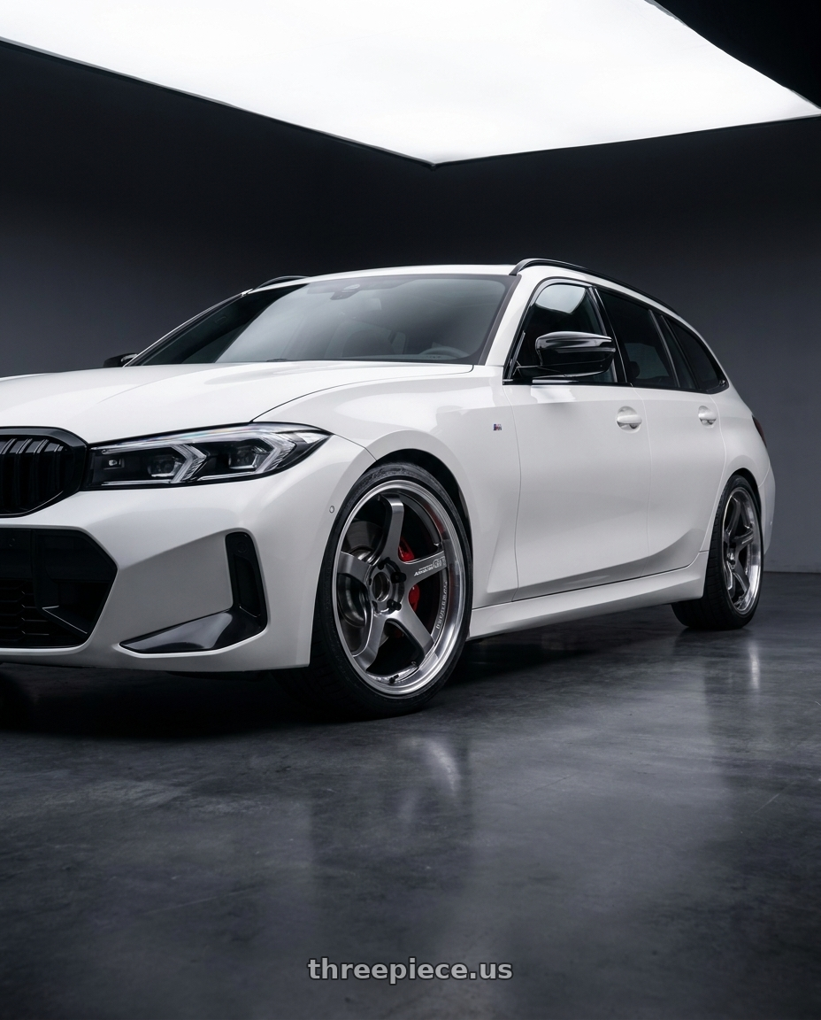 2026 BMW 320ITOURING with Advan Racing GT BEYOND 5x114.3 19x9.0 +35 MACHINING & HYPER PLATINUM BLACK wheels