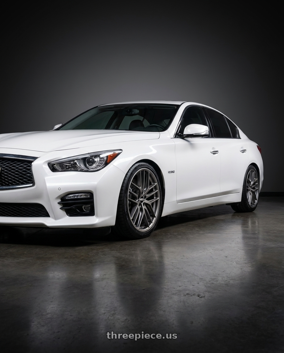 2020 Infiniti Q50 with BBS CC-R 5x114.3 19x8.5+43 Satin Platinum wheels