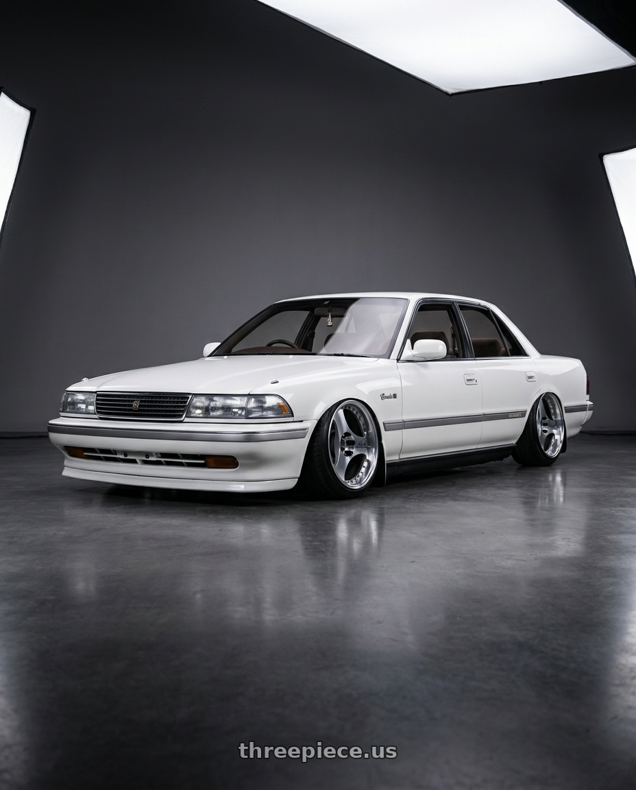 1990 TOYOTA CRESSIDA  with Advan Racing ONI2 PROGRESSIVE 5x114.3 20x8.5 +33 MACHINING & DIAMOND CUT wheels