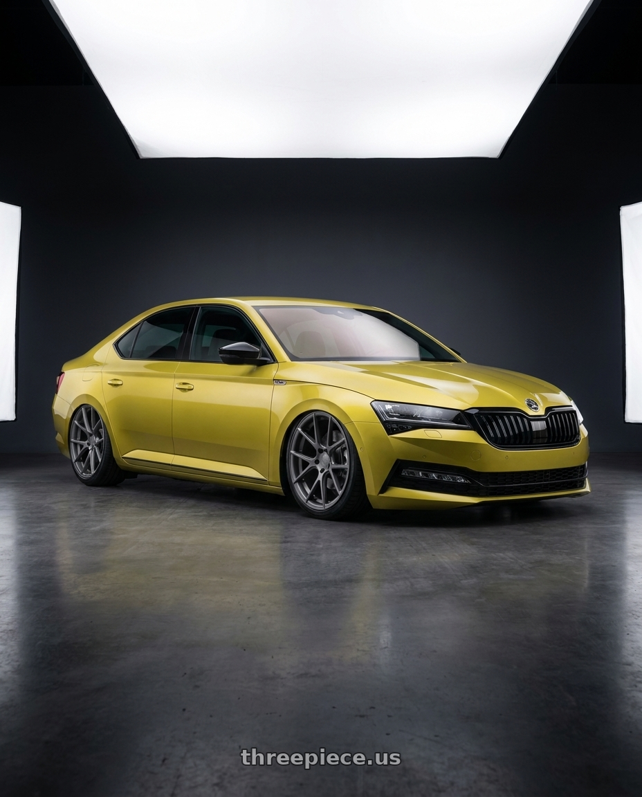 2020 Skoda Superb Sportline 4X4 with Avant Garde Wheels M510 5X130 19x11 +52 Dolphin Grey wheels