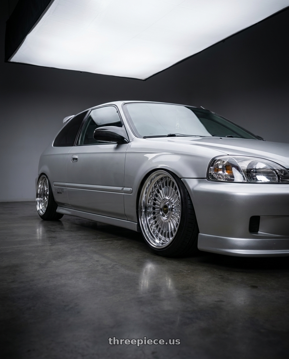 1999 HONDA CIVIC HATCHBACK with Work Emitz wheels